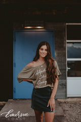 Alpha Chi Omega Recruitment Slouchy Tee