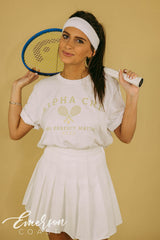 Alpha Chi The Perfect Match Bid Day Tee