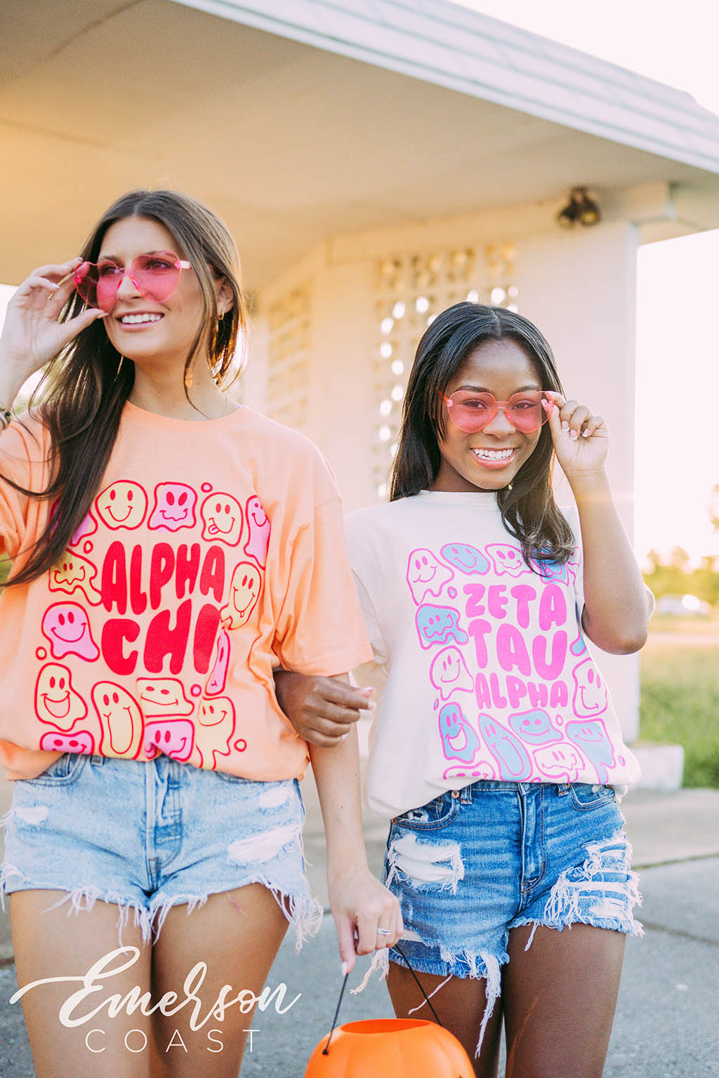 Alpha Chi PR Smiley Face Tee