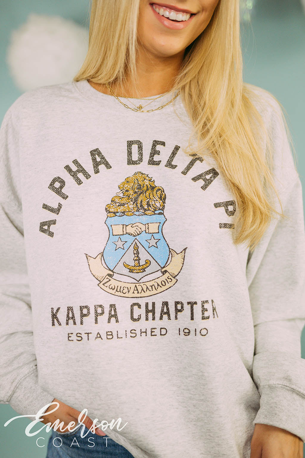 Alpha Delta Pi Crest Sweatshirt