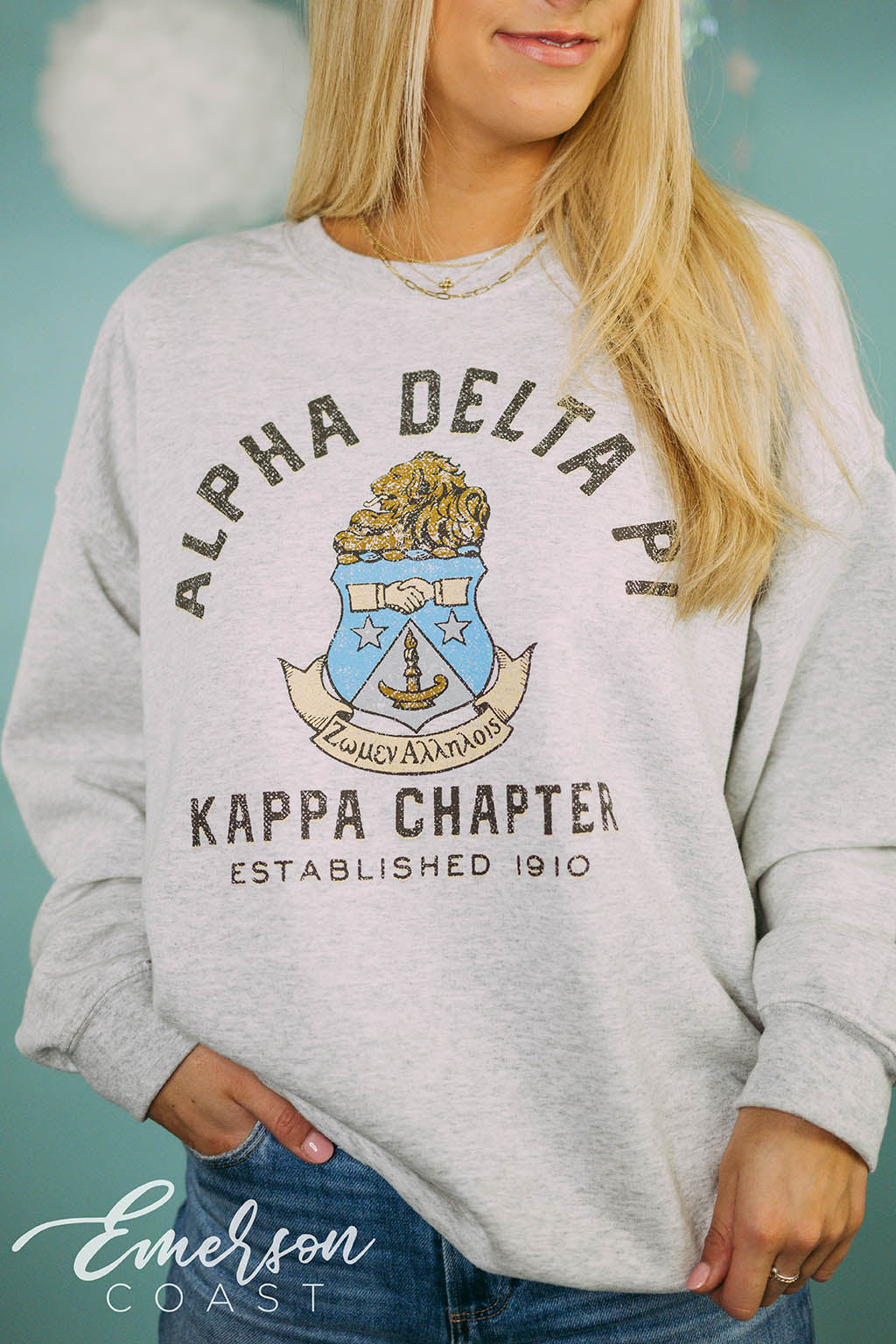 Alpha Delta Pi Crest Sweatshirt