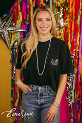 Alpha Delta Pi Black Diamond Pearl Formal Tee