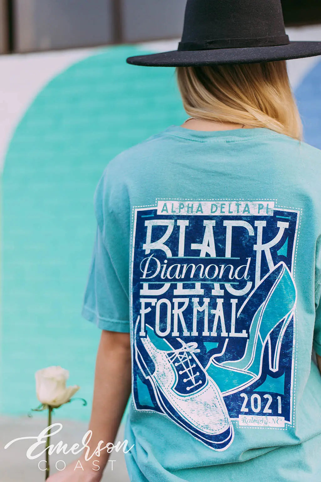 Alpha Delta Pi Black Diamond Formal Tshirt