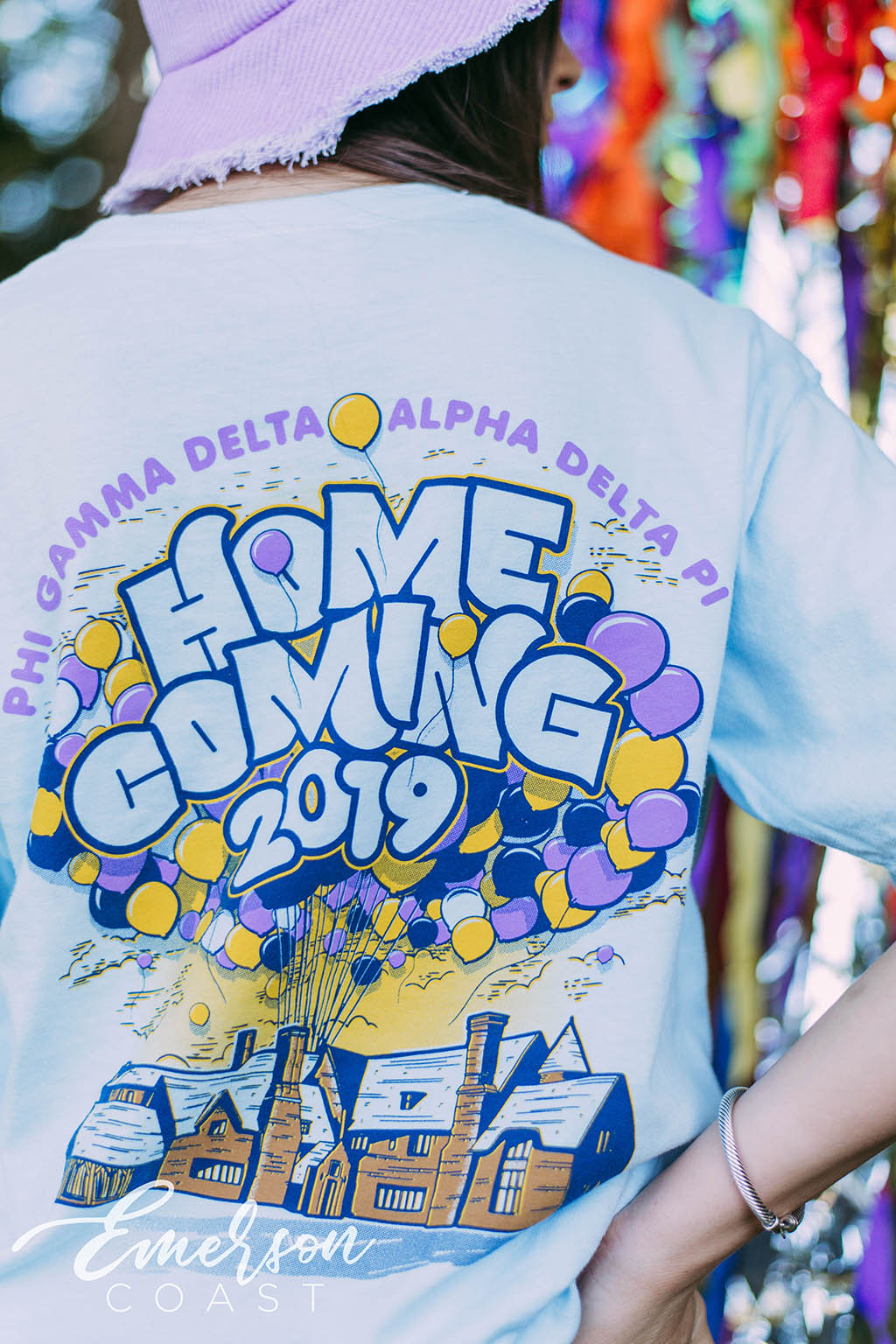 Alpha Delta Pi Homecoming Tee - Emerson Coast