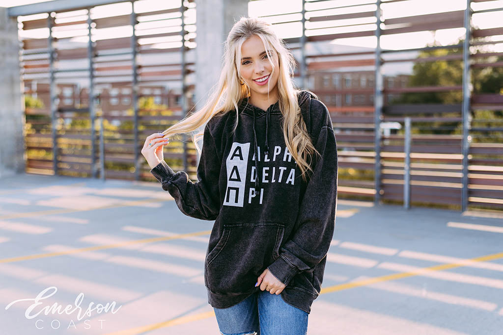 Alpha Delta Pi Letters PR Hoodie