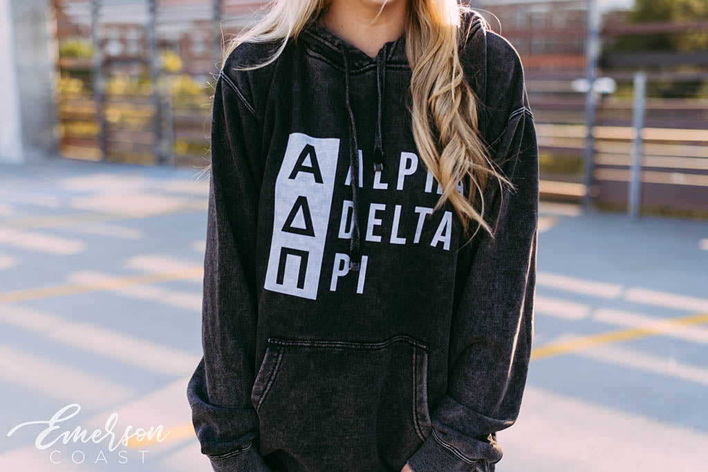 Alpha Delta Pi Letters PR Hoodie