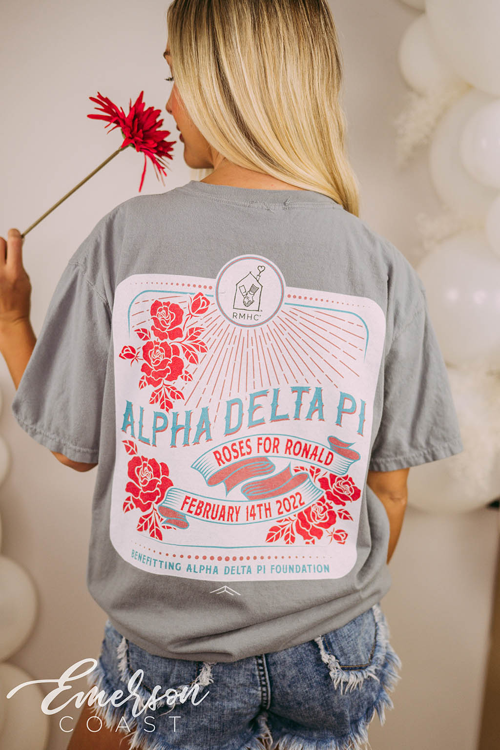 Alpha Delta Pi Philanthropy Roses for Ronald Tee