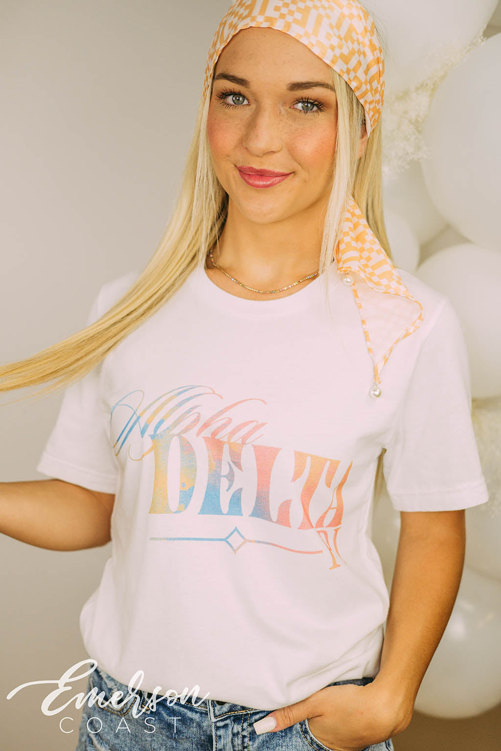 Alpha Delta Pi Recruitment Colorful Tee