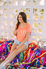 Alpha Delta Pi Recruitment Simple Slouchy Tee