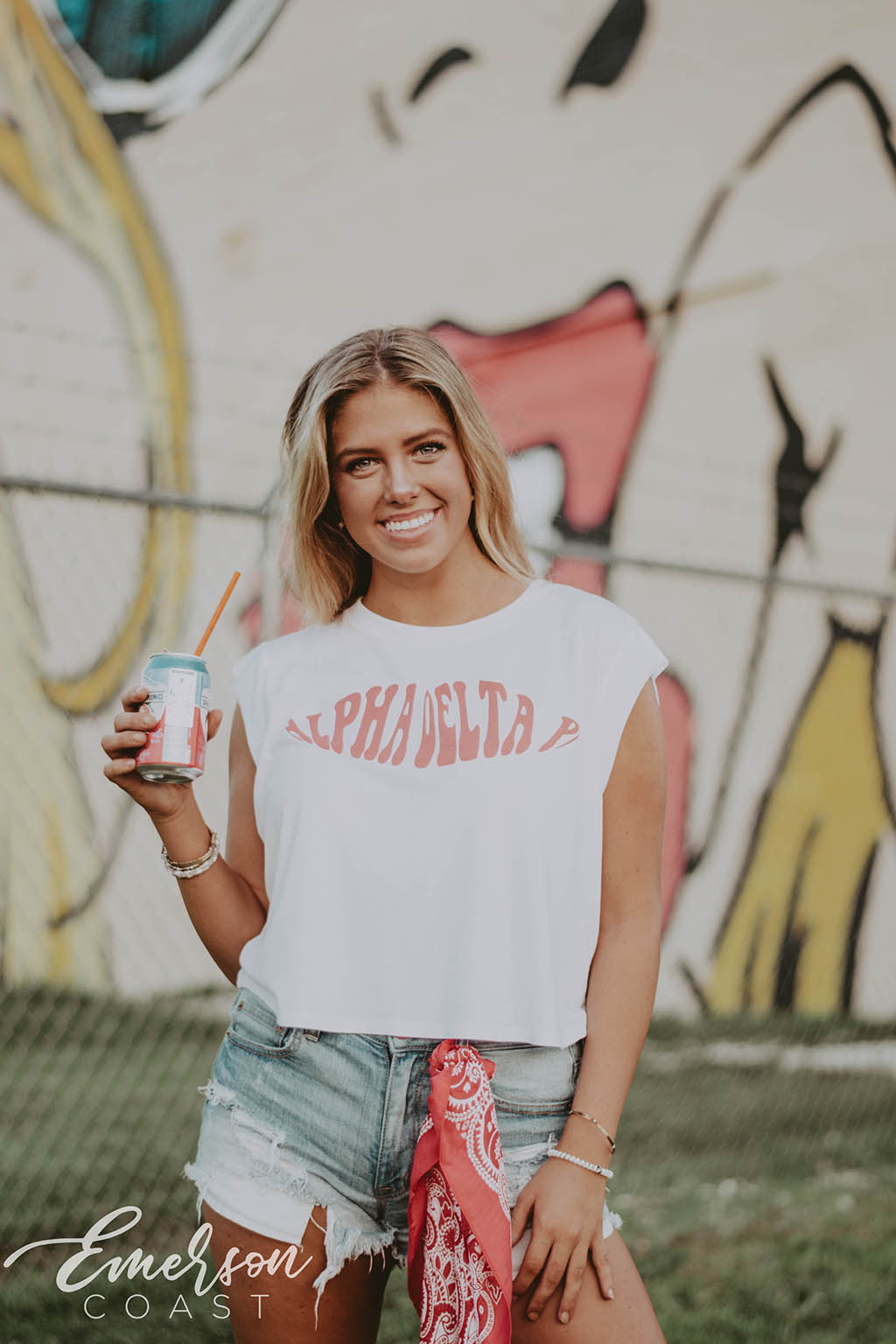 Alpha Delta Pi Groovy PR Tank