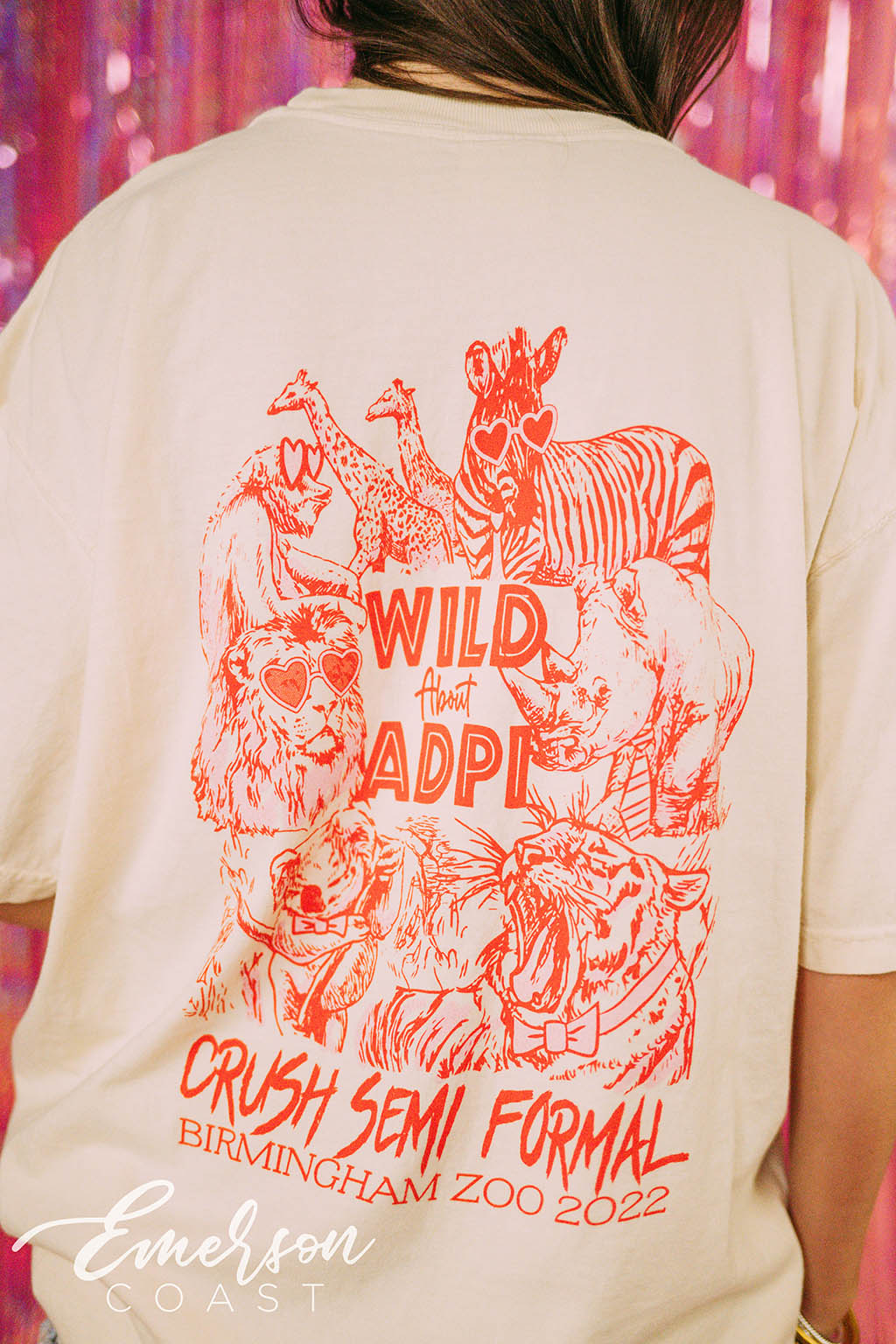 Alpha Delta Pi Wild About ADPI Crush Semi Formal Tee