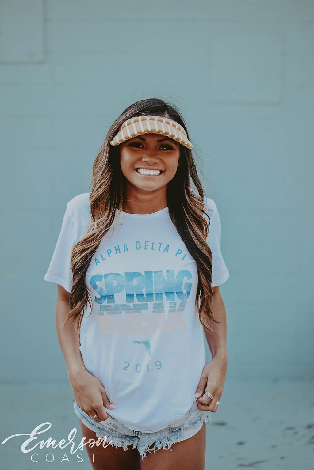 Alpha Delta Pi Beach Spring Break Tshirt