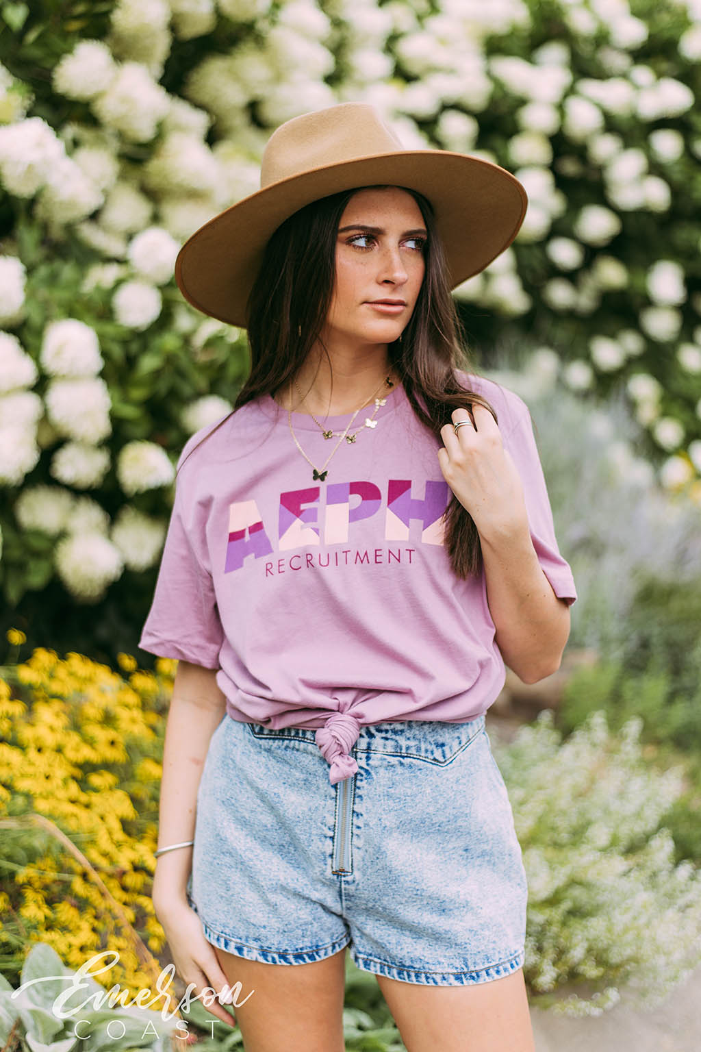 AEPHI Lilac Recruitment Tee