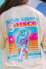 Alpha Gamma Delta 70s Disco Mixer Tee