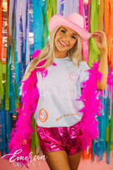Alpha Gamma Delta Bid Day Smiley Face Tee