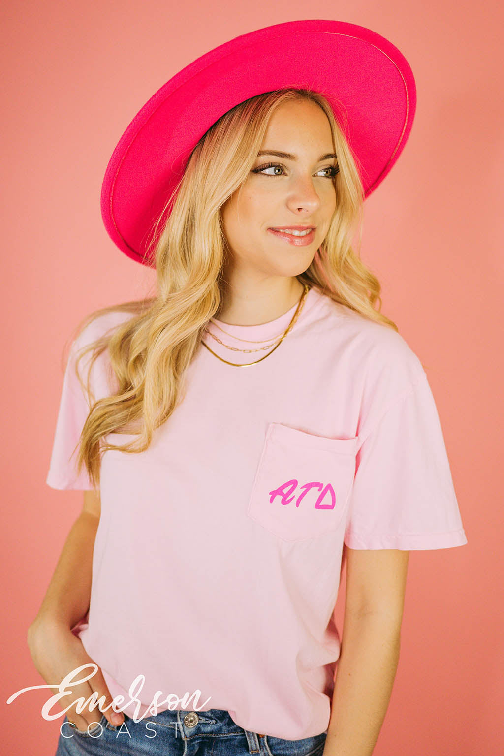 Alpha Gam Donut Big Little Mixer Tee