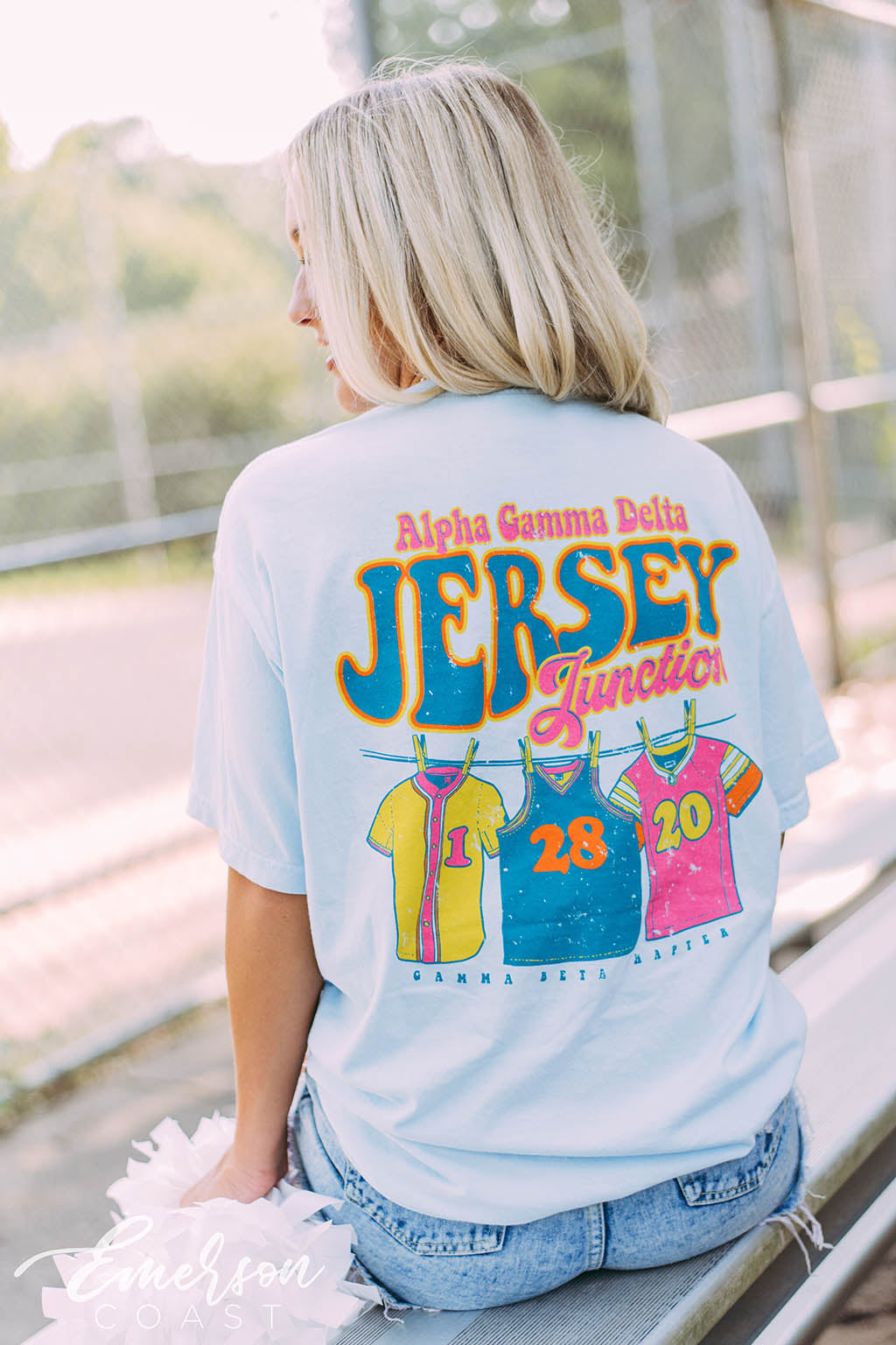 Alpha Gamma Delta Jersey Junction Tee