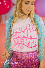 Alpha Gamma Delta Spring Bid Day Tee