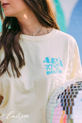 Alpha Gamma Delta 70s Disco Mixer Tee