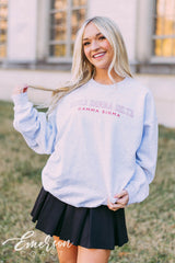 Alpha Gamma Delta Ash Gray Sweatshirt