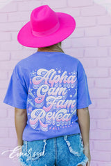 Alpha Gam Fam Reveal Tee