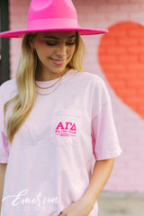 Alpha Gam Big Little Reveal Tee