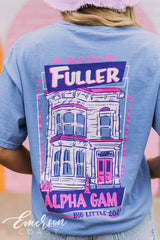 Alpha Chi Omega House Big Little Reveal Tee