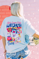 Alpha Gamma Delta Holidate Party Tee