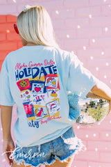 Alpha Gamma Delta Holidate Party Tee