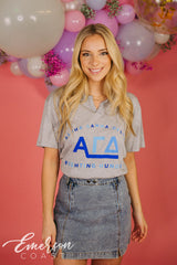 Alpha Gamma Delta Fighting Hunger Notch Tee