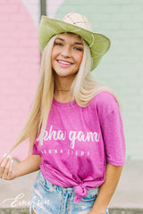 Alpha Gam Pink PR Tee