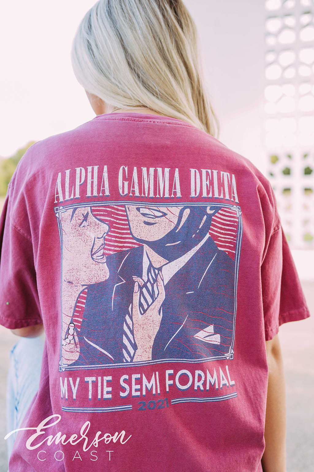 Alpha Gamma Delta Semi Formal My Tie Tee