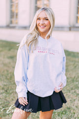 Alpha Gamma Delta Ash Gray Sweatshirt