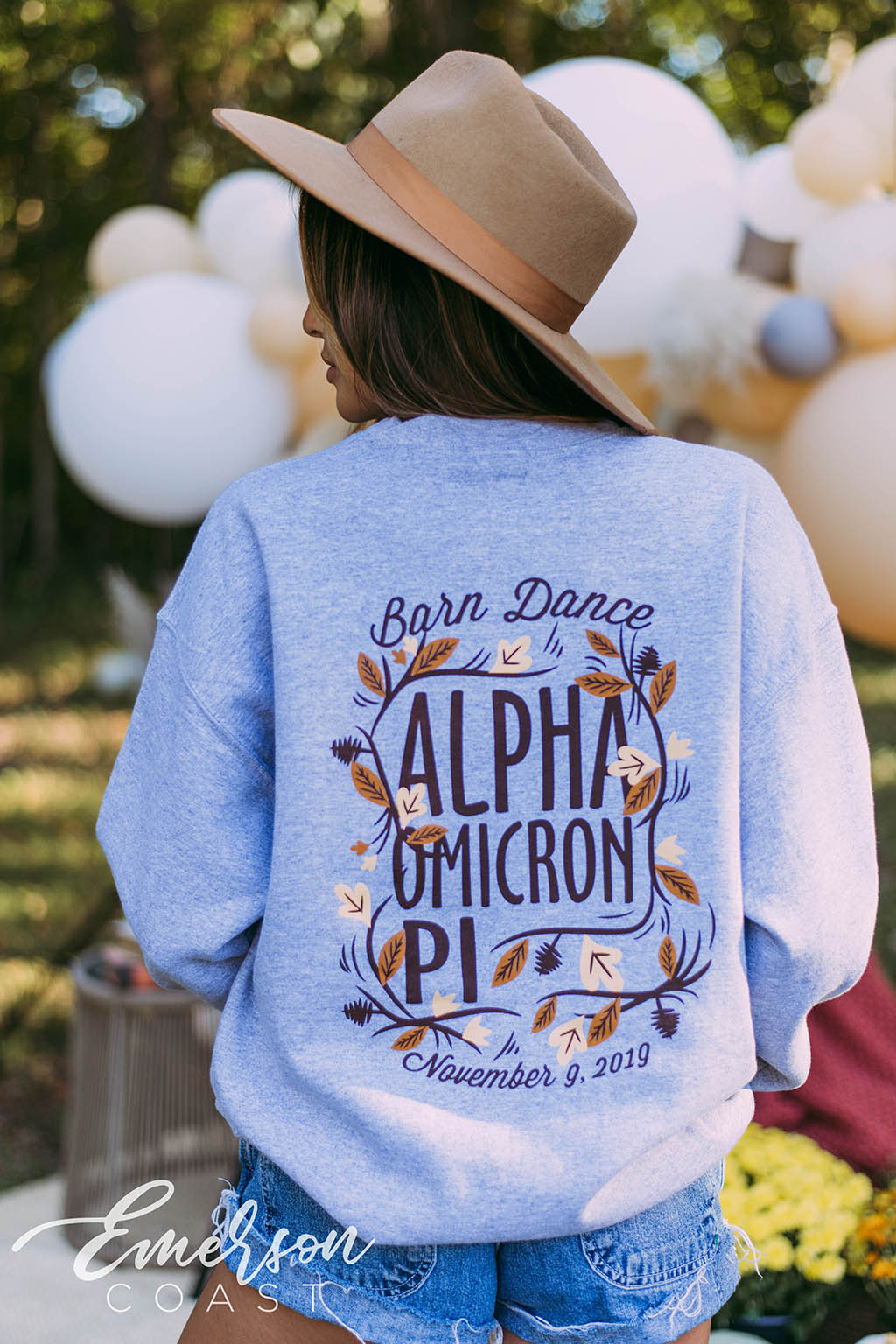 Alpha Omicron Pi Barn Dance Sweatshirt