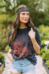 Alpha O Black Mineral Wash Recruitment Shirt
