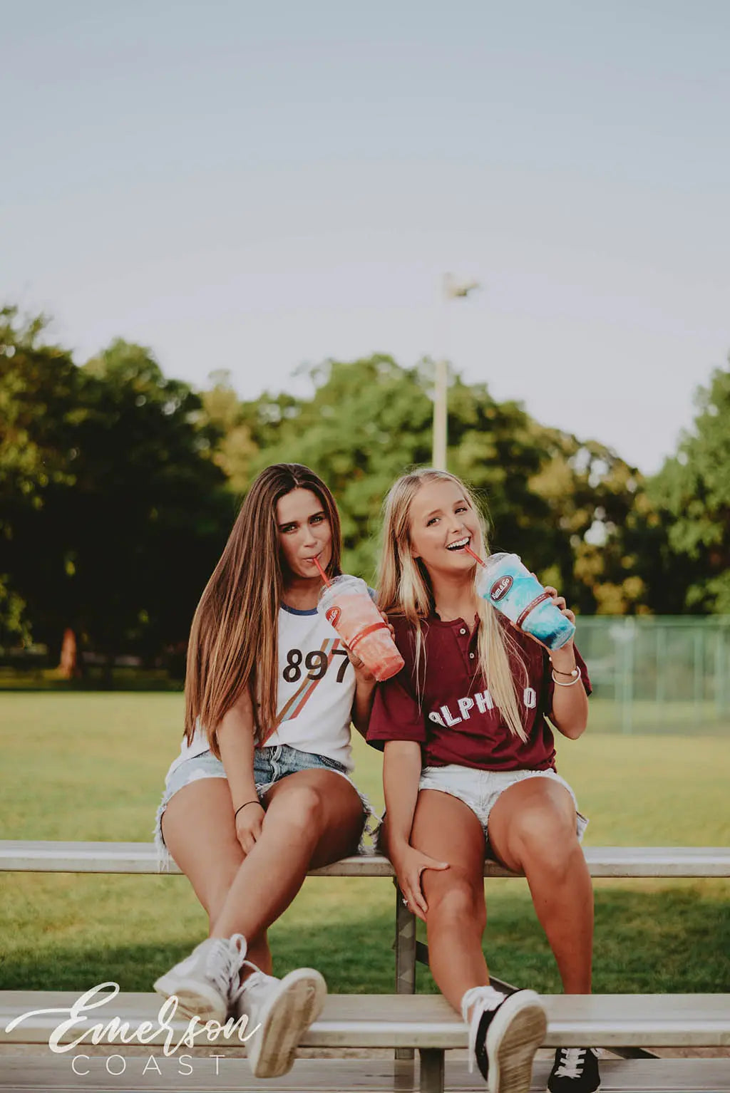 Alpha Omicron Pi Retro PR Henley