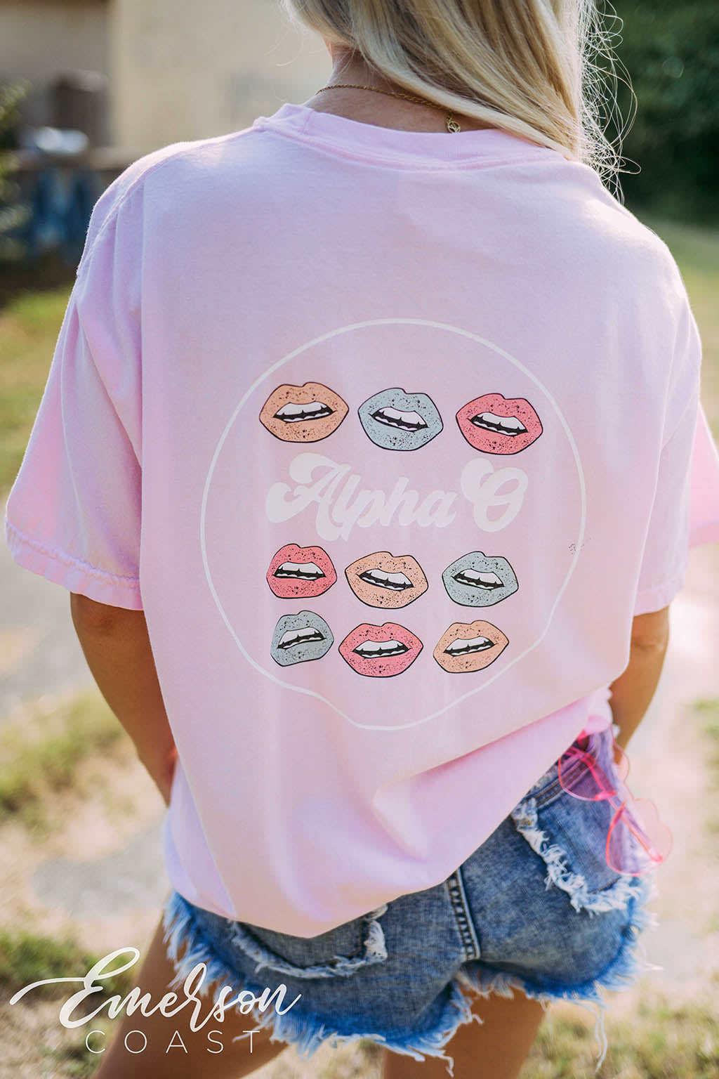 Alpha O PR Colorful Lips Tee