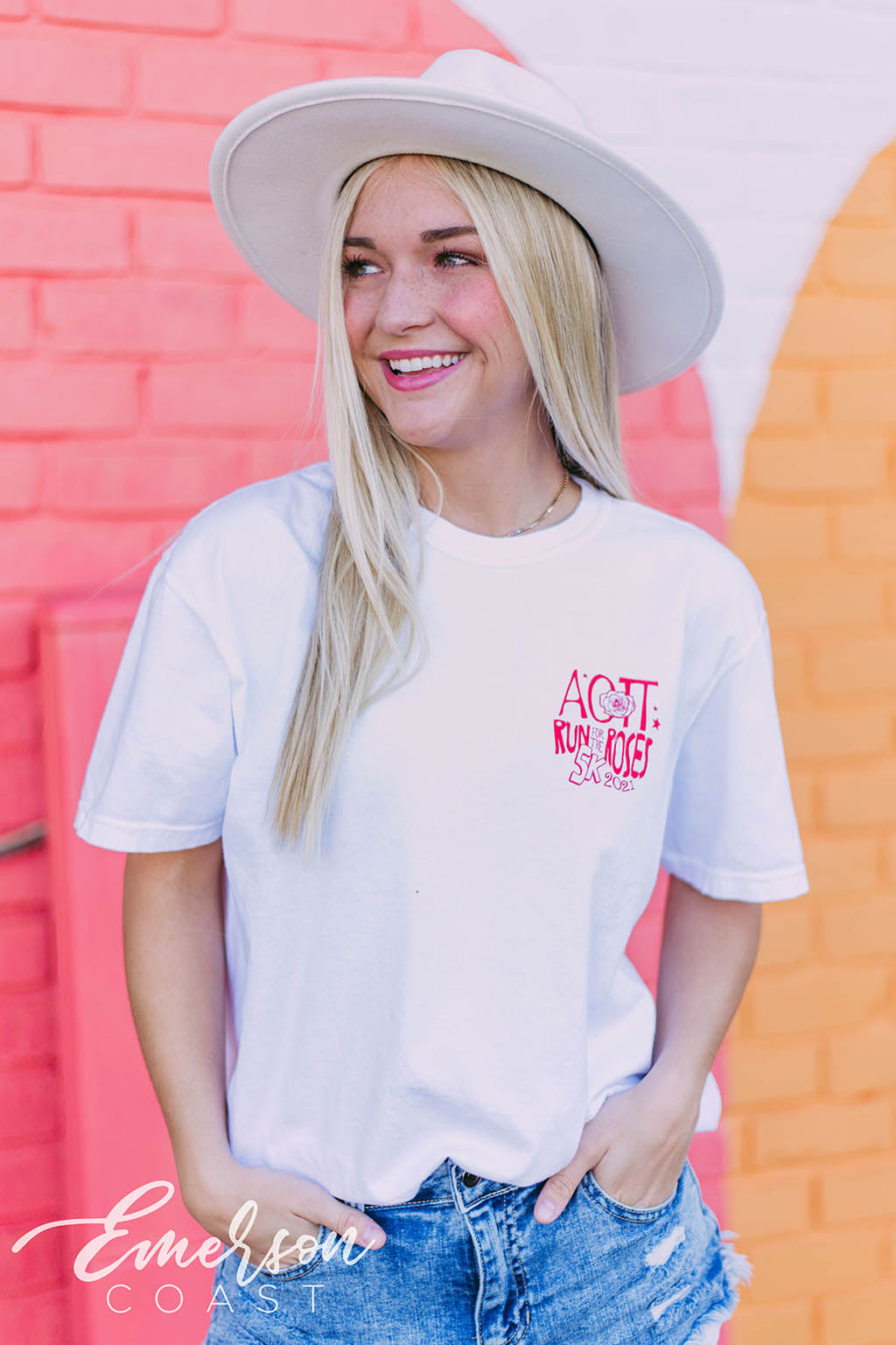 Alpha Omicron Pi Run for The Roses 5K Tee