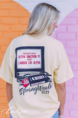 Alpha Omicron Pi Spring Week 2000's Theme Tee
