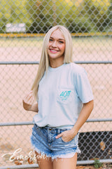 Alpha Omicron Pi Strike Out Arthritis Kickball Tee