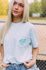Alpha Omicron Pi Strike Out Arthritis Kickball Tee