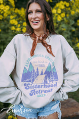 Alpha Omega Epsilon Sisterhood Retreat Camping Crewneck