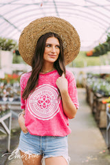 Alpha Omicron Pi Founders Day Mineral Wash T-shirt