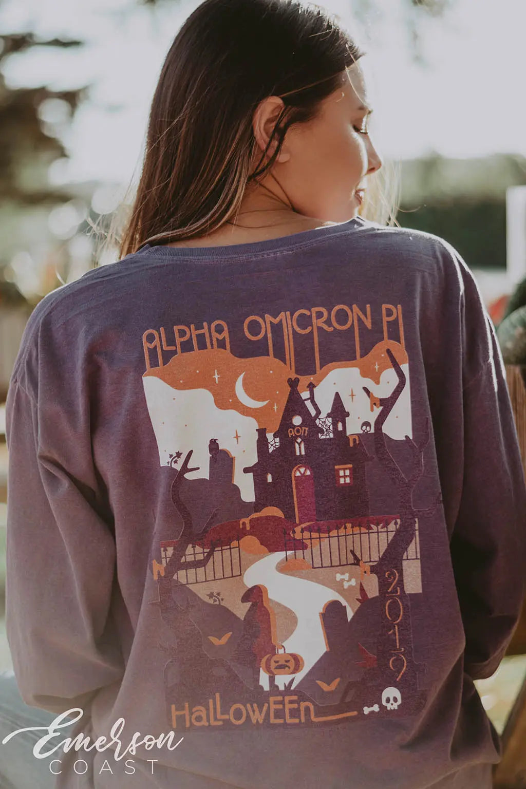 AOII Halloween Party Long Sleeve Tee