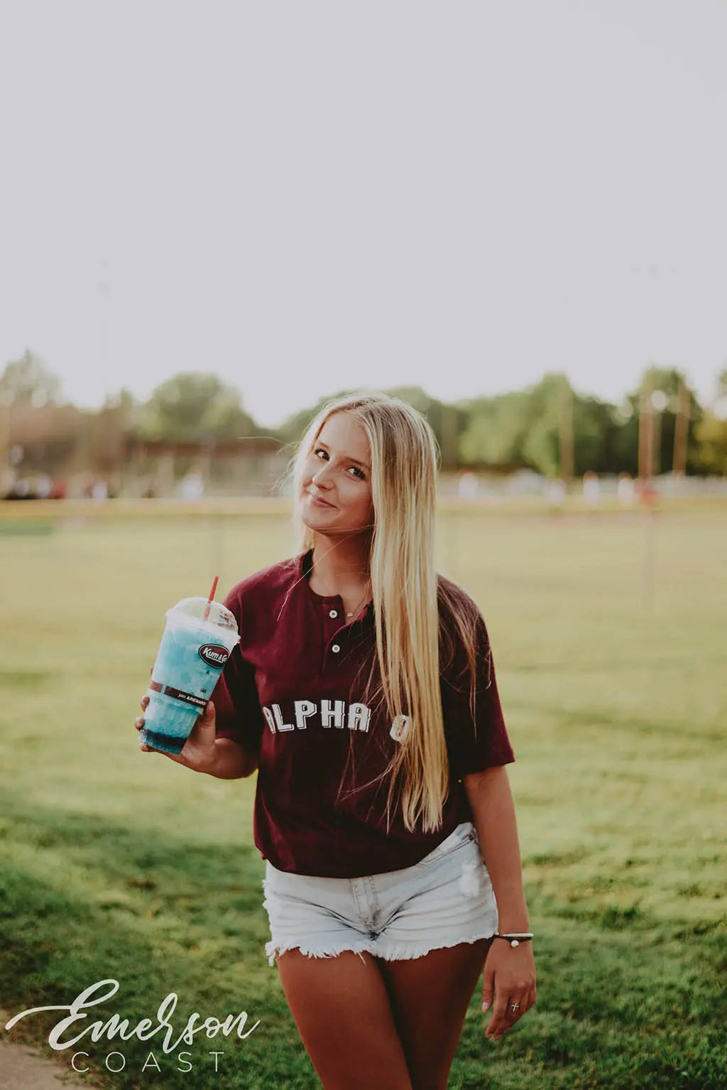 Alpha Omicron Pi Retro PR Henley