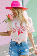 Alpha Omicron Pi Pink PR Tee