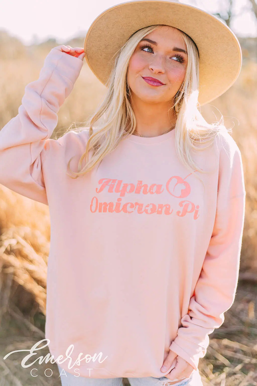 AOII Retro Cherry Pie Moms Day Sweatshirt