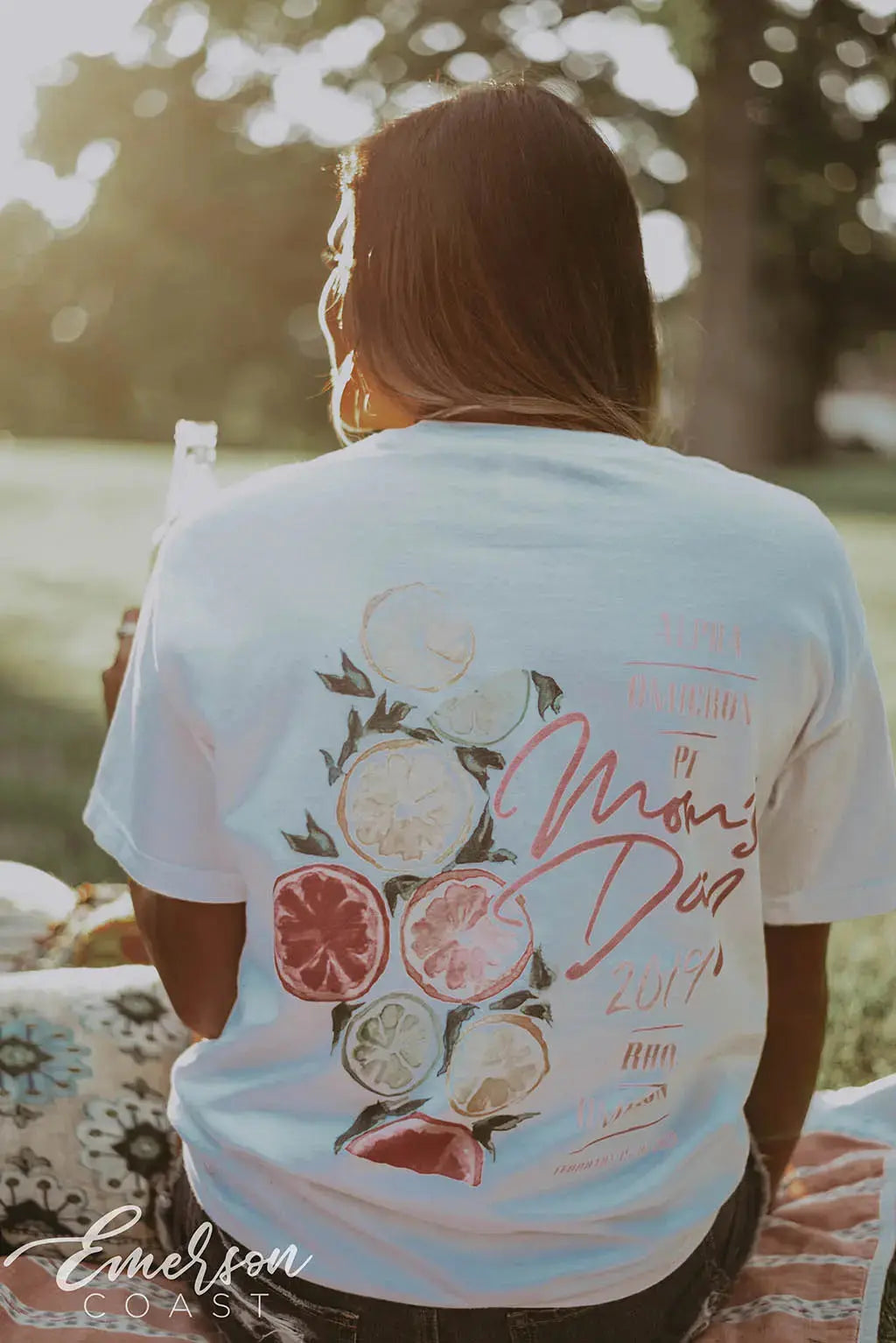 AOII Mom&#39;s Day Floral Tshirt