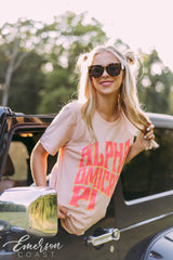Alpha Omicron Pi Retro Summer Tee