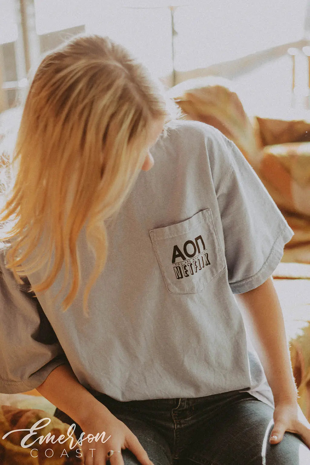 Alpha Omicron Pi TV Function Tshirt